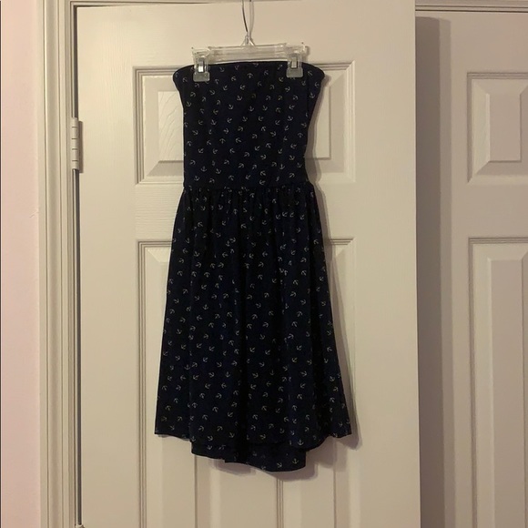 Ocean Drive Small Nautical Strapless dress - Picture 1 of 4